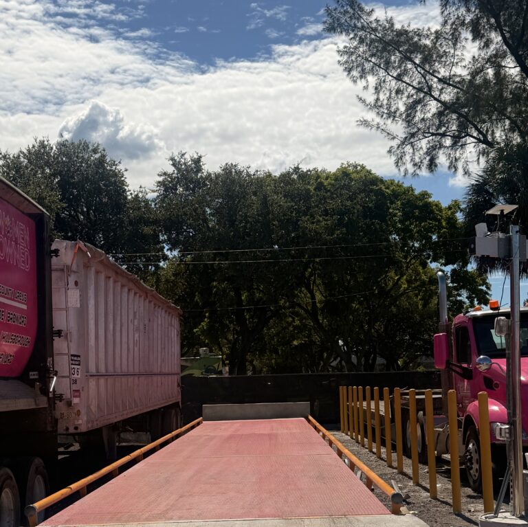 Wasteline Solutions Truck Scale - front View