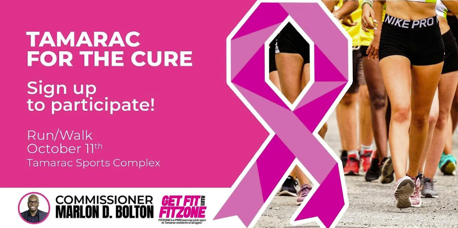 Tamarac for the Cure 5K Run 2025 - Sign Up Flyer